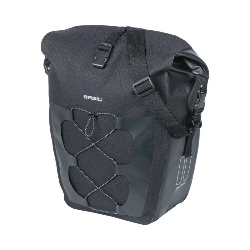 Basil Navigator Waterproof Seitentasche Schwarz 3 Basil Navigator Waterproof Seitentasche Schwarz