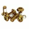 Clarks Bremsscheibenschraube Anodisiert 6 St&uuml;ck, Gold -Fahrrad laden clarks bremsscheibenschraube anodisiert 6 stueck gold