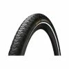 Continental Pneu Contact Plus 26x1.75 Starr Mit Reflexstreifen Black -Fahrrad laden continental pneu contact plus 26x175 starr mit reflexstreifen black