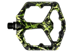 Crankbrothers Crank Brothers Pedal Stamp 7 Small Splatter Lime Gr&uuml;n