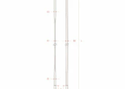 Dt-swiss DT Swiss Aerolite SP Speichen 2.0/2.3x0.9 Schwarz 294mm