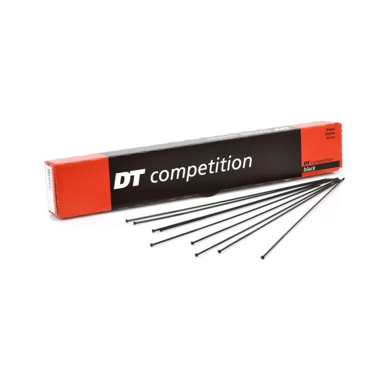 Dt-swiss DT Swiss Speichen Competition Straightpull 304mm Schwarz, 2,0/1,8mm, Ohne Nippel, Karton à 100 Stk. 3 Dt-swiss DT Swiss Speichen Competition Straightpull 304mm Schwarz, 2,0/1,8mm, Ohne Nippel, Karton à 100 Stk.