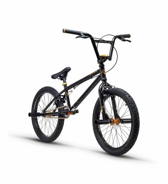 S'COOL S´COOL XtriX 40 BMX 20'' Stahl 1-Gang Black/gold Matt 4 S'COOL S´COOL XtriX 40 BMX 20'' Stahl 1-Gang Black/gold Matt – Bild 2