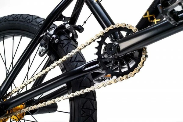 S'COOL S´COOL XtriX 40 BMX 20'' Stahl 1-Gang Black/gold Matt 6 S'COOL S´COOL XtriX 40 BMX 20'' Stahl 1-Gang Black/gold Matt – Bild 4