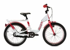 S'COOL S´COOL NiXe 18 Evo Aluminium 1-Gang Mit Freilauf Pearlwhite/red