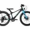 S'COOL S´COOL XXlite 20 Evo Aluminium 7-Gang Mit Freilauf Black/cyan Matt