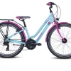 S'COOL S´COOL ChiX 24 Twin Aluminium 21-Gang Türkis/violett