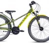 S'COOL S´COOL TroX 24 EVO Aluminium 21-Gang Green/lemon Matt