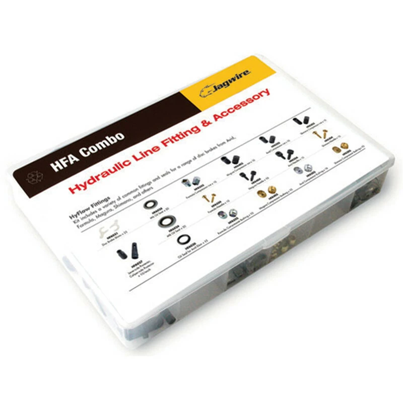 Jagwire Ersatzteil, HYDRAULIC HOSE FITTINGS Combo Set Für Avid,Formula,Magura,Shimano,Hayes,Tektro HFA900 3 Jagwire Ersatzteil, HYDRAULIC HOSE FITTINGS Combo Set Für Avid,Formula,Magura,Shimano,Hayes,Tektro HFA900