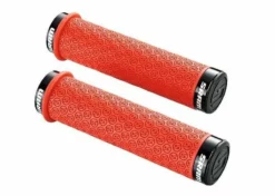 Lenkergriff SRAM LockingGrips DH Silikon 130mm Paar Rot