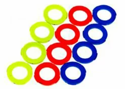 MAGURA Blenden-Kit Br.Zange MT5/MT7/MT Trail Blau/neonrot/neongelb, 12 Stk.