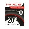Price Schlauch Kids, 20x1.75-1.95, AV40, Ventil 40mm, Box &agrave; 10 Stk. -Fahrrad laden price schlauch kids 20x175 195 av40 ventil 40mm box a 10 stk