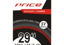 Price Schlauch MTB, 29x2.10-2.40, FV40, Ventil 40mm, Box &agrave; 10 Stk.