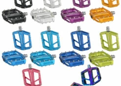 Response Flat Pedale MTB, 9/16&quot; 7mm Lager Gedichtet, Gold AL6061 24 Pin Format: 94x95mm -Fahrrad laden response flat pedale mtb 9 16 7mm lager gedichtet gold al6061 24 pin format 94x95mm2