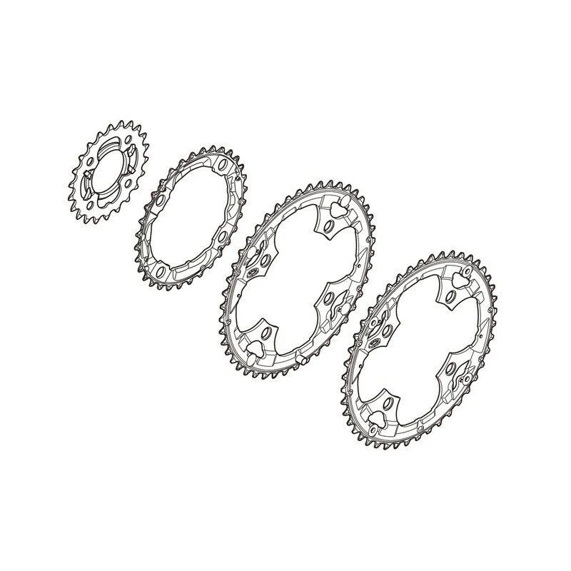 Shimano Kettenblatt Alivio FC-M430 44 Zähne Für Hosenschutz Schwarz 3 Shimano Kettenblatt Alivio FC-M430 44 Zähne Für Hosenschutz Schwarz