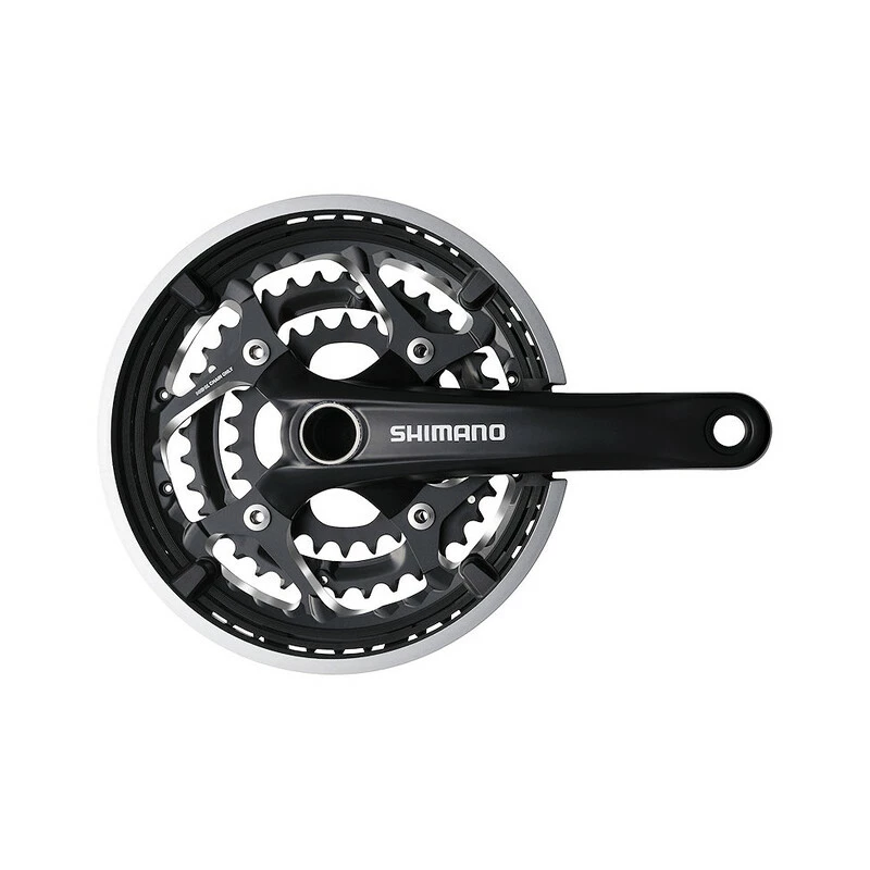 Shimano Trekking 20 Kurbel 175mm 26/36/48 HS, FC-T551E866CL 10-fach OHNE LAGER Schwarz 4 Shimano Trekking 20 Kurbel 175mm 26/36/48 HS, FC-T551E866CL 10-fach OHNE LAGER Schwarz – Bild 2