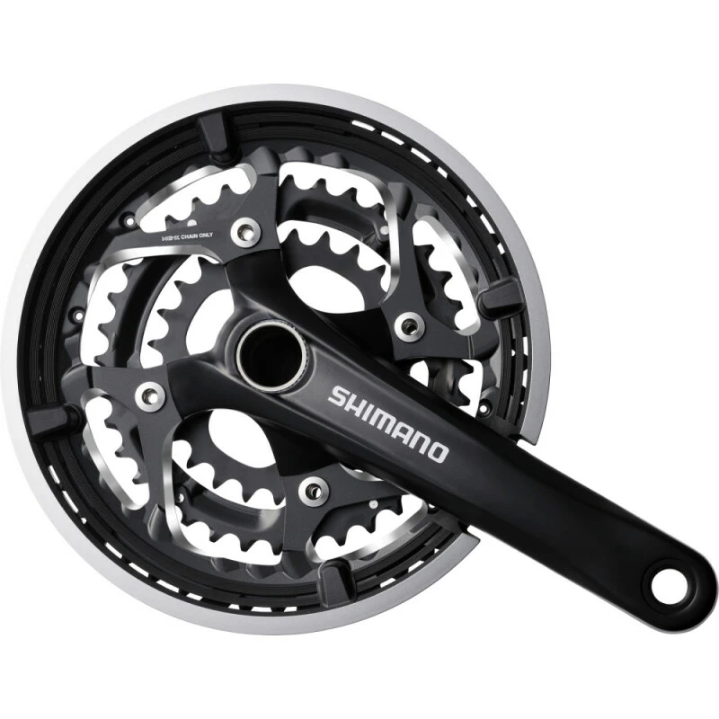 Shimano Trekking 20 Kurbel 175mm 26/36/48 HS, FC-T551E866CL 10-fach OHNE LAGER Schwarz 5 Shimano Trekking 20 Kurbel 175mm 26/36/48 HS, FC-T551E866CL 10-fach OHNE LAGER Schwarz – Bild 3