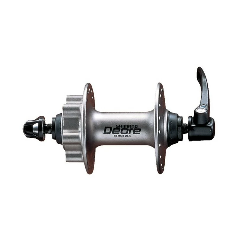 Shimano VR-Nabe Deore HB-M525 100 Mm 36-Loch 6-Loch QR Silber Box 4 Shimano VR-Nabe Deore HB-M525 100 Mm 36-Loch 6-Loch QR Silber Box – Bild 2