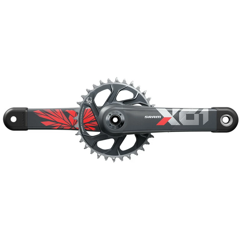 Sram Crankset X01 Eagle Boost DUB Red 175mm/32t 3 Sram Crankset X01 Eagle Boost DUB Red 175mm/32t