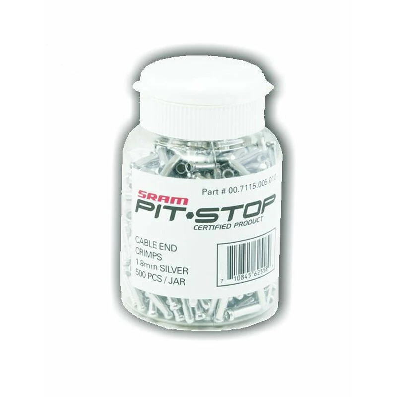 SRAM Endkappe Bremsinnenzug, 1.8mm, Alu, Silber 3 SRAM Endkappe Bremsinnenzug, 1.8mm, Alu, Silber