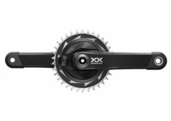 SRAM Powermeter XX SL Eagle T-Type 34Z 165mm Spiderbased Q168 CL55 DUB Black