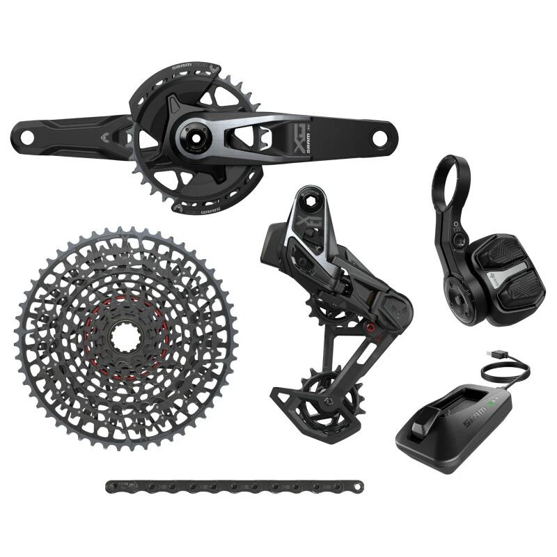 SRAM X0 Eagle T-Type AXS Groupset 165 32Z, RD, Controller, Kette, Kassette 3 SRAM X0 Eagle T-Type AXS Groupset 165 32Z, RD, Controller, Kette, Kassette