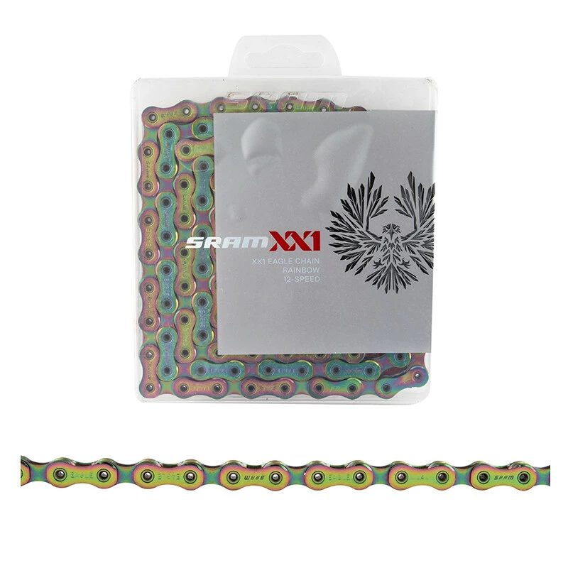 SRAM XX1 EAGLE 12-fach Kette Rainbow 3 SRAM XX1 EAGLE 12-fach Kette Rainbow
