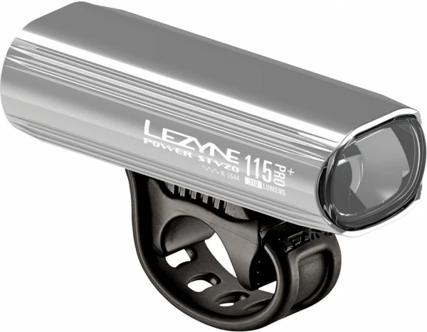 Lezyne LED Power Pro 115+ StVZO Vorderlicht Silber 3 Lezyne LED Power Pro 115+ StVZO Vorderlicht Silber