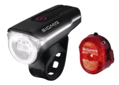 SIGMA SPORT Sigma LED-Beleuchtungs-Set Aura 60 USB + Nugget II Mit StVZO-Zulassung