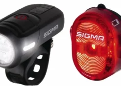 SIGMA SPORT Sigma Beleuchtungsset Aura 45 USB + Nugget II USB Mit StVZO-Zulassung