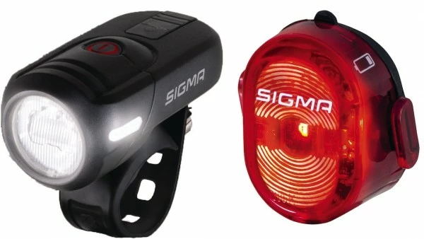 SIGMA SPORT Sigma Beleuchtungsset Aura 45 USB + Nugget II USB Mit StVZO-Zulassung 3 SIGMA SPORT Sigma Beleuchtungsset Aura 45 USB + Nugget II USB Mit StVZO-Zulassung