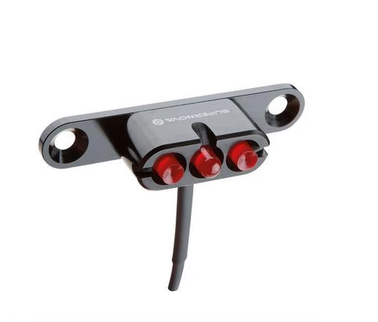 Supernova E3 Tail Light 2 FR Für Gepäckträgermontage, 12 V, StVZO, Schwarz, Kabelausgang Unten 3 Supernova E3 Tail Light 2 FR Für Gepäckträgermontage, 12 V, StVZO, Schwarz, Kabelausgang Unten