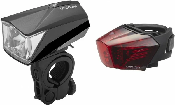 Voxom Fahrradbeleuchtung Set Lv10/Lh6 3 Voxom Fahrradbeleuchtung Set Lv10/Lh6