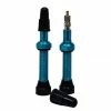 Fun Works Ultralight Tubeless Ventil 2er Set Hellblau -Fahrrad laden image ZU FW 0046 1 600x600